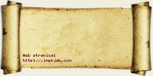 Dunja Hrnjak vizit kartica